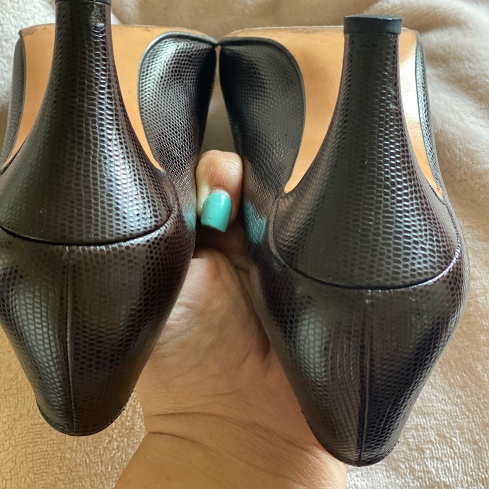 Salvatore Ferragamo brown heel 9 AAAA leather - Picture 12 of 14